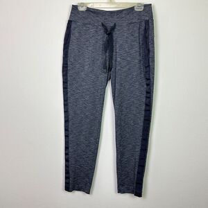 Athleta Women's Metro Downtown Jogger Tuxedo Stripe Gray Heather